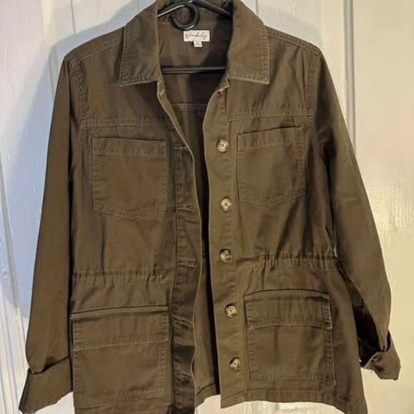 NWT Canvas Utility Jacket - Picture 1 of 4